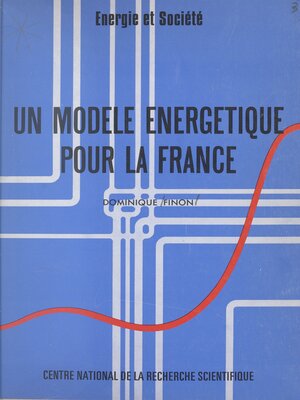 cover image of Un modèle énergétique pour la France